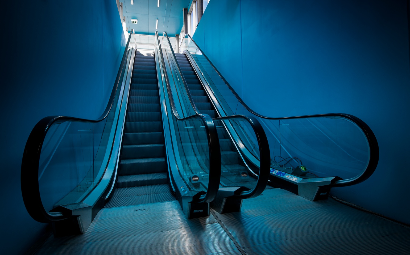 Blue Escalator 2